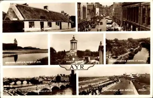 Ak Ayr Schottland, Detailansichten