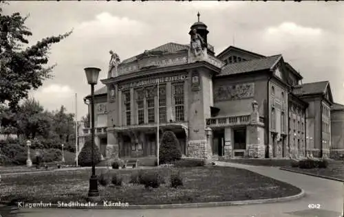 Ak Klagenfurt am Wörthersee Kärnten, Stadttheater