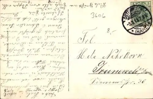 Ak Osterwieck am Harz, Kaiserliches Postamt