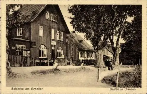 Ak Schierke a. Brocken, Gasthaus Clausen