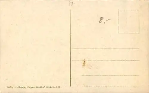 Ak Schierke Wernigerode am Harz, Hoppe's Gasthof