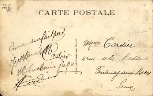 Ak Robinson Hauts de Seine, Esel, Kinder