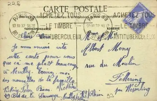 Ak Neuilly sur Seine Hauts de Seine, Fabrik Houbigant (Avenue du Roule)