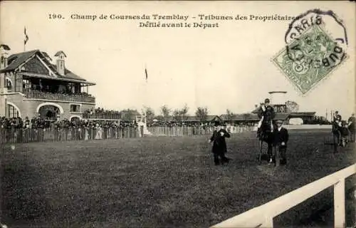 Ak Champigny sur Marne Val de Marne, Champ de Courses du Tremblay, Tribünen