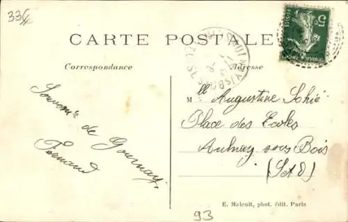 Ak Gournay sur Marne Seine Saint Denis, Quai Chetivet Le Restaurant H. Regnier