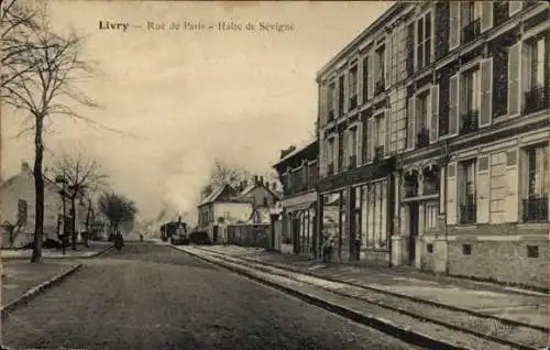 Ak Livry Seine Saint Denis, Rue de Paris