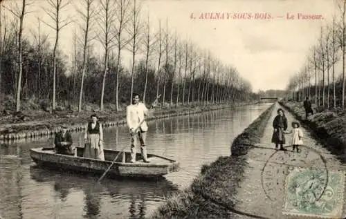 Ak Aulnay Seine Saint Denis, Fährmann