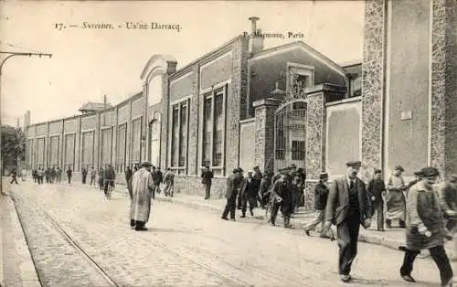 Ak Suresnes Hauts de Seine, Usine Darracq, Arbeiter