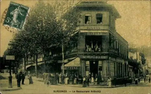 Ak Suresnes Hauts de Seine, Restaurant Ribard