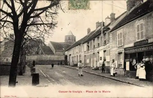 CPA Ozouer le Voulgis Seine et Marne, Place de la Mairie