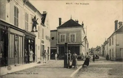 CPA Milly la Forêt Essonne, Rue Saint-Jacques