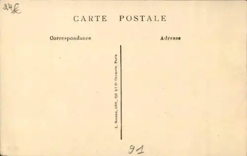 Ak Ris Orangis Essonne, Familienanwesen, Rue du Pont