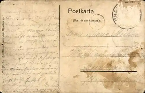 Ak Genhofen Stiefenhofen im Allgäu Schwaben, Gasthof zum Kreuz, Ort