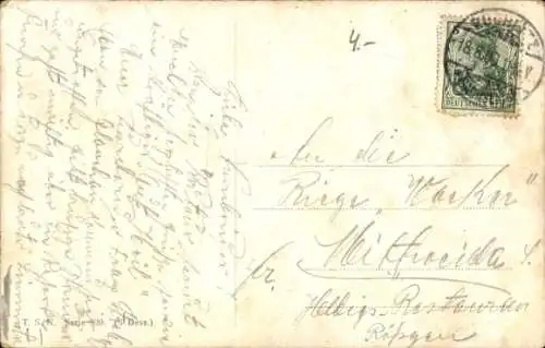 Ak Graf Zeppelins lenkbares Luftschiff in voller Fahrt