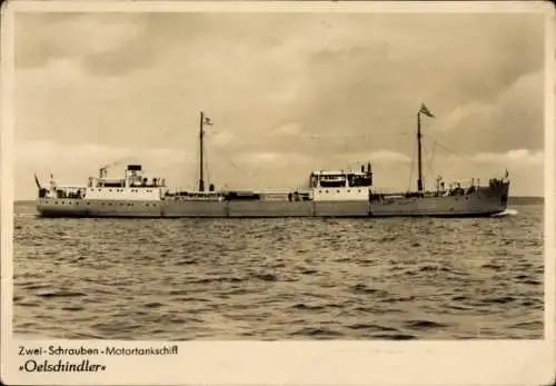 Ak Zwei-Schrauben-Motortankschiff Oelschindler