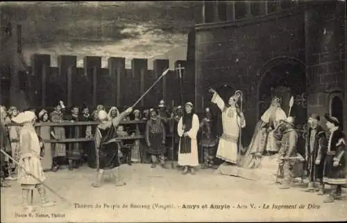 Ak Bussang Vosges, Theatre du Peuple, Amys et Amyle, Acte V.