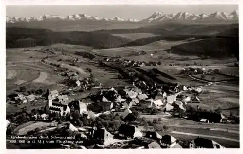 Ak Grafenhausen im Schwarzwald, Fliegeraufnahme