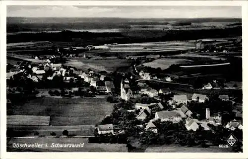 Ak Göschweiler Löffingen im Schwarzwald, Fliegeraufnahme