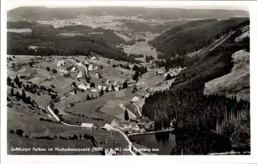 Ak Falkau Feldberg im Schwarzwald, Luftkurort Falkau im Hochschwarzwald (1000 m ü. M.) vom Flu...