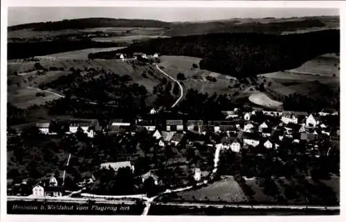 Ak Horheim Wutöschingen Breisgau, Horheim b. Waldshut vom Flugzeug aus