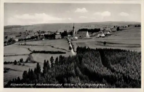 Ak Höchenschwand im Schwarzwald, Fliegeraufnahme