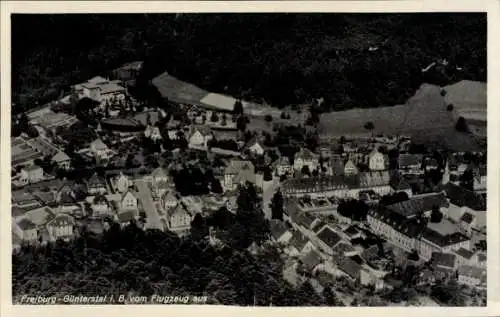 Ak Günterstal Freiburg im Breisgau, Fliegeraufnahme