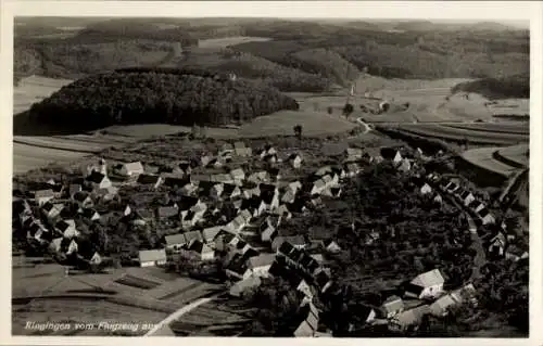 Ak Ringingen (Hohenzollern) Burladingen Schwäbische Alb, Ringingen vom Flugzeug aus