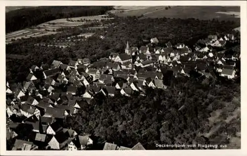 Ak Deckenpfronn in Baden Württemberg, Deckenpfronn vom Flugzeug aus