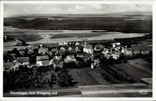 Ak Dauchingen in der Baar, Fliegeraufnahme