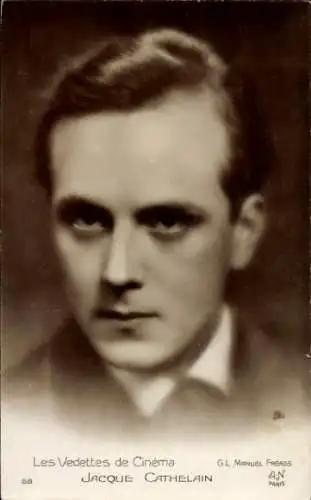 Ak Schauspieler Jaque Cathelain, Portrait, Les Vedettes de Cinena
