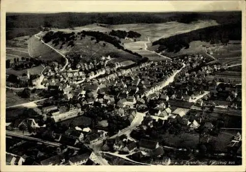 Ak Schnaitheim Heidenheim an der Brenz, Fliegeraufnahme