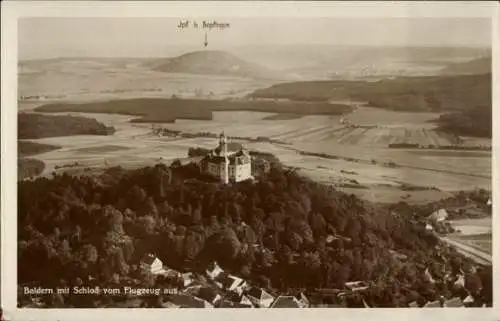 Ak Baldern Bopfingen im Ostalbkreis, Schloss, Fliegeraufnahme