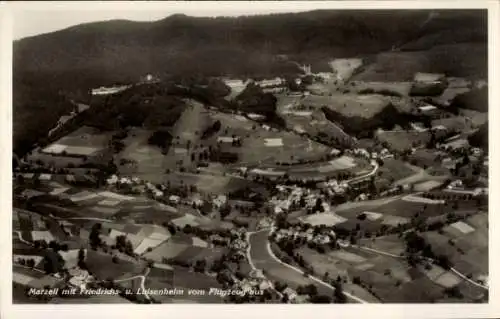 Ak Marzell im Schwarzwald, Friedrichsheim, Luisenheim, Fliegeraufnahme