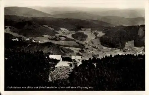 Ak Blauen Badenweiler im Schwarzwald, Hochblauen, Friedrichsheim, Marzell, Fliegeraufnahme