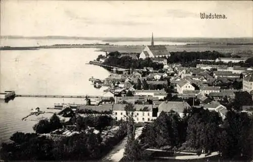 Ak Wadstena Vadstena Schweden, Panorama