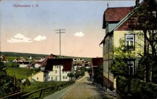 Ak Hahnenklee Bockswiese Goslar im Harz, Teilansicht vom Ort