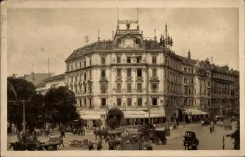 Ak Berlin Tiergarten, Potsdamer Platz, Hotel Bellevue