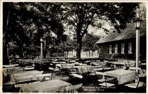 Ak Berlin Zehlendorf Wannsee, Wirtshaus zur Pfaueninsel