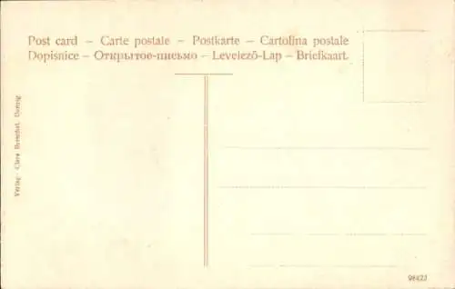 Ak Danzig Westpreußen, Zeughaus am Kohlenmarkt, Laterne
