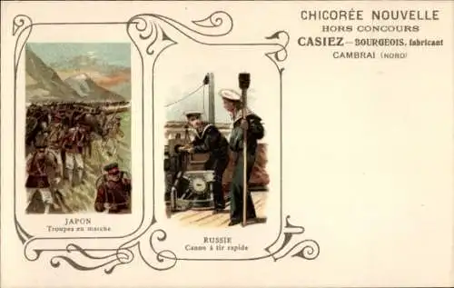 Litho Cambrai Nord, Guerre russo-japonaise, Chicorée Nouvelle