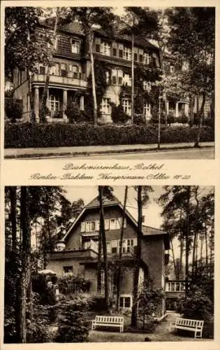 Ak Berlin Zehlendorf Dahlem, Diakonissenhaus Bethel, Kronprinzenallee 18-23, Garten