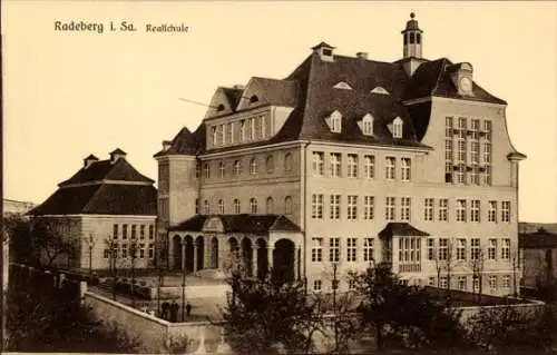 Ak Radeberg in Sachsen, Realschule