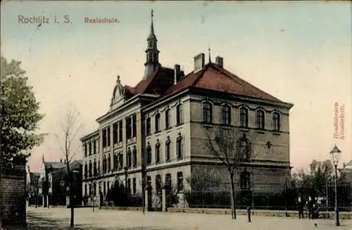 Ak Rochlitz an der Mulde, Realschule