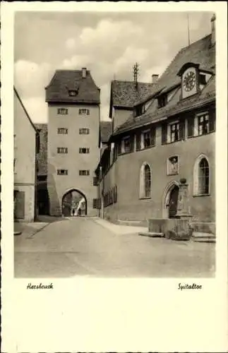 Ak Hersbruck in Mittelfranken,  Spitaltor