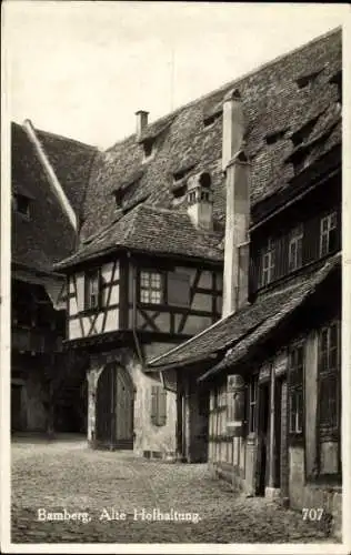 Ak Bamberg in Oberfranken, Fachwerkhaeuser in Bamberg