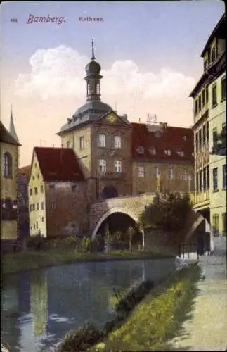 Ak Bamberg in Oberfranken, Rathaus, Bamberg