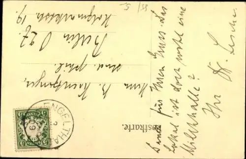 Ak Gössweinstein Gößweinstein in Oberfranken, Schloss