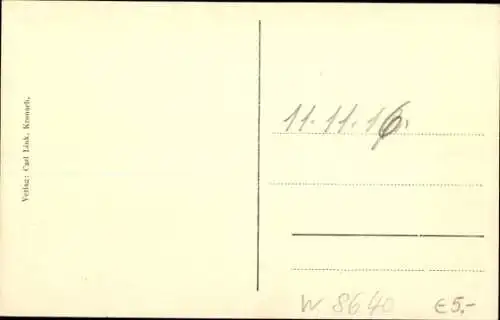 Ak Kronach in Oberfranken,  Bamberger Tor (Inneres)