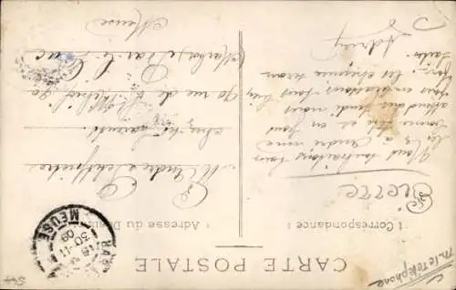 Ak Kind beim Telefonieren, Blumen