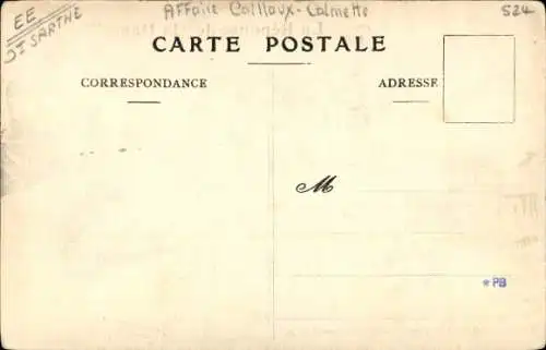 Künstler Ak La Reponse de La Dame, Le President, Justice, ne voulant pas que Joseph